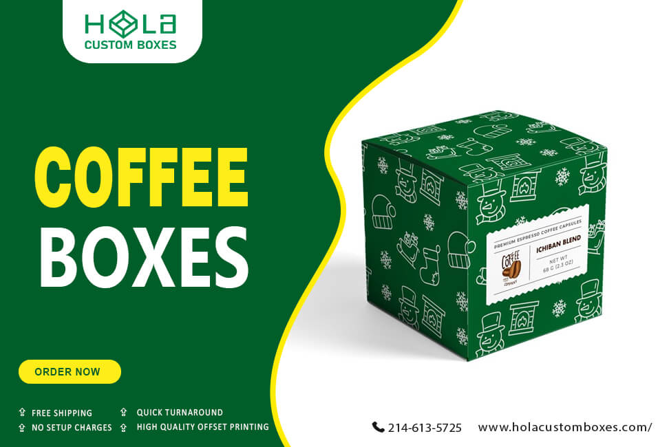 custom coffee boxes wholesale with logo